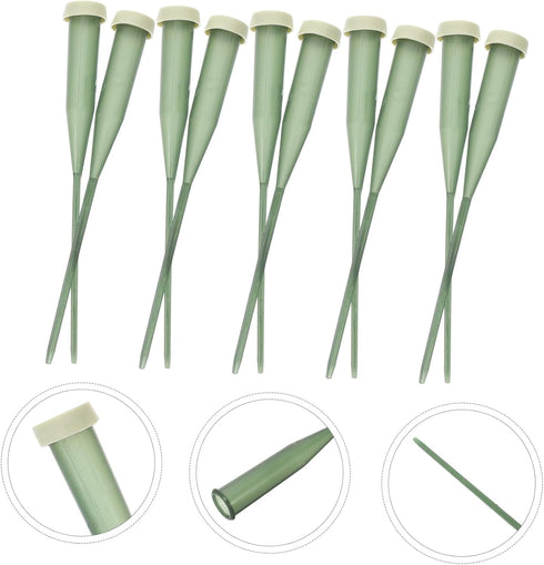 25pcs KALLORY Tubes for Fresh Flowers Lightweight Water Tubes for Florist Arrangements for Roses Carnations