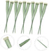 25pcs KALLORY Tubes for Fresh Flowers Lightweight Water Tubes for Florist Arrangements for Roses Carnations