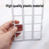 Plastic Test Tube Rack - 2 Pack 24 Holes Holder for 25mm and Below Test Tubes, Detachable, White