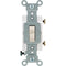 Leviton Toggle Switch Single Pole Residential 20 Amp 120 V Light Almond