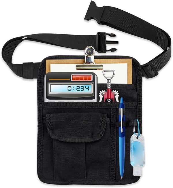 FAURAPMNG Server Apron Bag, Restaurant Server Waist Money Pouch Bag, Restaurant Bar Apron