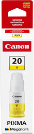 Canon GI-20 Genuine Yellow Ink Bottle, Compatible with Megatank G5020, G6020, and G7020