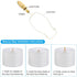 PATIKIL 16 40mm 3 Set x Lamp Finials Caps Knob, Solid Brass Lamp Shade Top Decoration Screw Cap Nuts with Brass