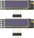 GODIYMODULES 2Pcs 0.91 Inch 128x32 I2C SSD1306 3.3V 5V STM32 OLED Screen IIC Screen White LCD OLED Display DIY OLED