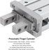Pneumatic Cylinder, Steel Double Acting Air, MHZ2 Industrial Air Cylinder (MHZ2-25D)