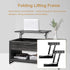 1 Pair Pneumatic Spring Lift Mechanism for Coffee Tables Multi-Functional Folding Lifting Frame Heavy Duty Adjustable