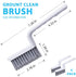 Grout Brush Cleaning, Hard Bristle Grout Cleaner for Tile Floors, 4 Pieces Bathroom Cleaning Brushes for Shower Tile