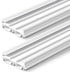 Pushglossy 2 Pcs 36" Slide on Door Sweep 1-3/4" Wide Vinyl Weatherstrip Seal