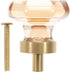 Crystal Drawer Knob and Glass Cabinet Handle Set, Decorative Furniture Pulls for