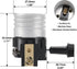 2 Pack Lamp Socket Replacement, UL Listed E26/E27 Light Socket Replacement with ON/Off Switch Knob, Lamp Repair Kit for Table Lamps, Floor Lamp by JUTOROSY