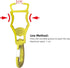 Seibertron Patented Glove Clips, Work Gloves Grabber Holder Clip for Pants, Outdoor Accessories 4 Pieces