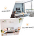 4 Sets 10cm Toddmomy Wood Furniture Legs Tapered Solid Wood Sofa Cabinet Table Replacement Feet with Lacquer Finish