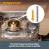 POWERTEC 72029 Solid Brass Inlay Set, 2-pc Router Bits, 1/4" D, 1/4 Shank, 2-1/2 Overall Length