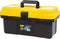 14 Inch Tool Box with Lock, 2-Layer Heavy-Duty Organizer with Removable Tray,