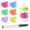 Notoke 6PCS Bottle Labels Daycare Reusable, Waterproof Silicone Baby Bottle Labels for Daycare,Write