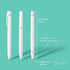 Zebra Pen bLen Retractable Gel Pen, White Barrel, Medium Point, 0.7mm, Blue Ink, 2-Count (41422)