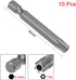 uxcell 10 Pcs T40 Magnetic Torx Screwdriver Bits, 1/4 Inch Hex Shank 2-inch Length S2 Security Tamper Proof Screw Driver Kit Tools by uxcell