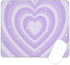 Pecfamly Girly Purple Mouse Pad, Aesthetic Lavender Mouse Pad Cute, Purple Desk Accessories