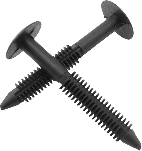 TAODAN 50PCS 2 in/5.08 cm Nylon Rivet Press-on Blind Rivet Vinyl Shutter Fastener Window Panel Window Panel Nail