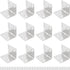 bociloy 12PCS 38x30x30mm Stainless Steel Corner Braces, 90 Degree L-Shaped Support Brackets, 4