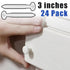 SunDiss 24 3 Inch Pcs Vinyl Shutter Fastener Window Panel Peg Lok Pin Pegs Screws Shutter Spikes Anchor for Installing