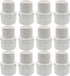PVC Fittings Male Adapter, 2 Way 1/2 Inch 12 Pack, Socket x Male Pipe Thread for 1/2 Inch Sch40 PVC Pipe