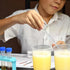 100Pcs 100ML Plastic Graduated Measuring Beaker Set, Clear Liquid Mixing Cups for Epoxy Resin, Lab Use, Tapered Spout