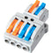 GKEEMARS 10 Pcs Lever Wire Connectors, Quick Wiring Cable Connector Push-in Terminal Block