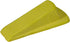 MASTER MANUFACTURING Big Foot ColorStop Heavy Duty Non-Slip Rubber Doorstop Wedge, Yellow, Made in the USA