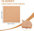 BENECREAT 10 Pack 12x12 Inch Cork Board 1mm Thick Cork Board Tiles Square Cork Tiles Coaster Cork Sheets Tiles for Bulletin Boards, Wall Decoration, DIY Crafts by BENECREAT