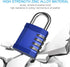 ZHEGE 4 Digit Combination Padlock 2 Pack - Number Lock for Gym, School, Storage, Fence, Gate, Cabinet