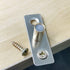 4 Pcs Roller Guide Sliding Barn Door Floor Guide, Stainless Steel Barn Door Hardware Accessories