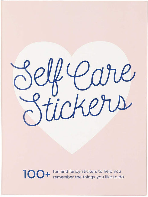 WORLD TRAVELER Free Period Press Sticker Book Folio - “Self Care Stickers” Hardcover Sticker Pad with Puffy Stickers,