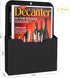 Magnetic File Holder, 2 Pack Magnetic Paper Holder for Refrigerator, File Cabinets and Fridge, Magnetic Pocket Wall Hanging File Organizer, Magnetic File Folder Case for Mail Letter Notebook Planners