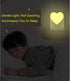4 PCS Cute Night Lights, Heart Shape Nursery Nightlight with Light Sensors, Auto Dusk to Dawn Sensor, Soft Warm White