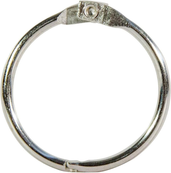 Yamlnke 1 Inch Loose Leaf Binder Rings, Key, Flash Cards, Book and Paper