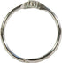 Yamlnke 1 Inch Loose Leaf Binder Rings, Key, Flash Cards, Book and Paper
