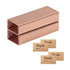 Rose Gold #10 Staples, 4 Packs of 1000 Mini Colored Staples, Totaling 4000 Metallic Staples