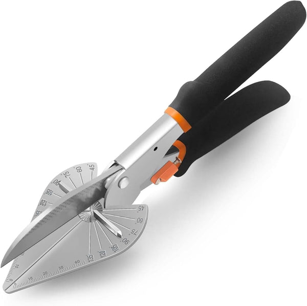 TOWOT Multi Angle Trim Cutter Miter Shears, Adjustable 45 to 135 Degree, Safety Lock Hand Tools for Cutting