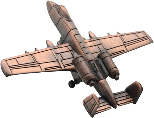 TREASURE GURUS, LLC A-10 Treasure Gurus USAF Model Warthog Plane Die Cast Pencil Sharpener