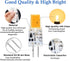 G4 LED Bulb T3 JC Bi-Pin Base, 3.5W AC/DC 12V Warm White 3000K Replacement for Under Cabinet Puck Light, Landscape