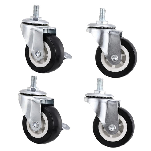 ULTECHNOVO 4pcs Swivel Casters Heavy Duty Locking Caster Wheels Wheel Furniture Movers