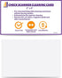 UBICON Check Scanner Cleaning Card - Enhanced Length and Width for Effective Cleaning,