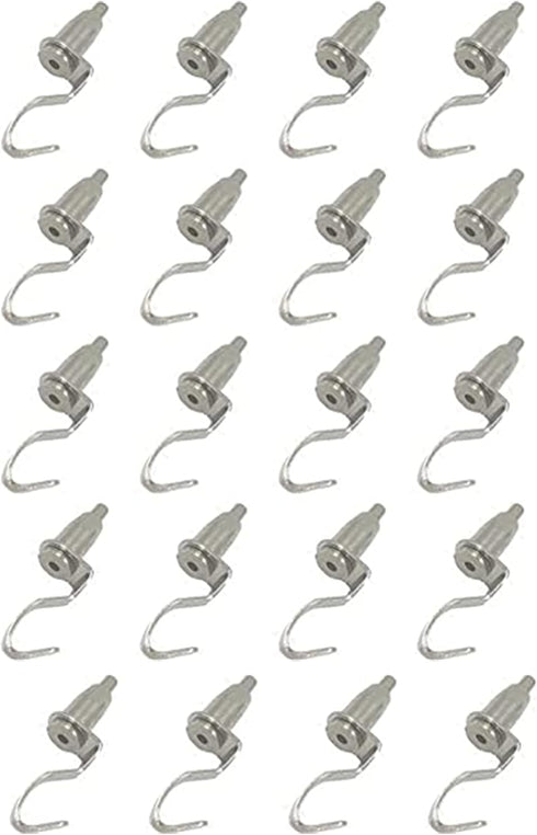 20 Pcs Adjustable Metal Art Gallery Display Hanger Hooks - Professional Picture Hanging System Accessories