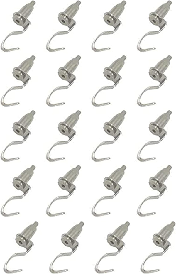20 Pcs Adjustable Metal Art Gallery Display Hanger Hooks - Professional Picture Hanging System Accessories