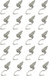 20 Pcs Adjustable Metal Art Gallery Display Hanger Hooks - Professional Picture Hanging System Accessories