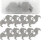 Hook Blade Utility Knife with SK5 Carbon Steel Replacement Blades, 10pcs in Plastic Case