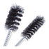 1197K77EA 715245 Nylon Tube Brush, Black Bristle, Smooth Tip, 2" Brush Length, 1/4" Diameter, 6" Length