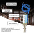 DC Electromagnet, Automation Control 6/12/24V DC 300mA DC Pull Push Type Electromagnet for Food Machine Textile Machinery, 5N Magnet Attraction, 10mm Retractable Range (6V)