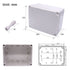 Twidec Waterproof Dustproof IP67 Junction Box, ABS Plastic Electrical Project Box DIY Enclosure Gray 8"x 6"x 4" (200 x